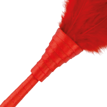 Piume sensoriali erotiche rosse per giochi di coppia BDSM